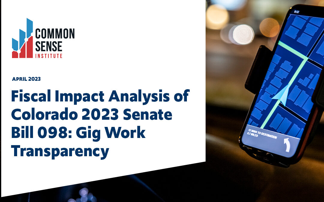 Fiscal Impact Analysis of Colorado 2023 Senate Bill 098: Gig Work Transparency