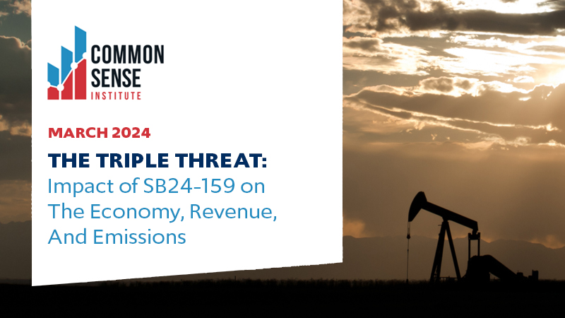 The Triple Threat: Impact of SB24-159 on the Economy, Revenue, and Emissions